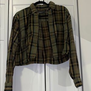 Cropped American Apparel flannel-California select